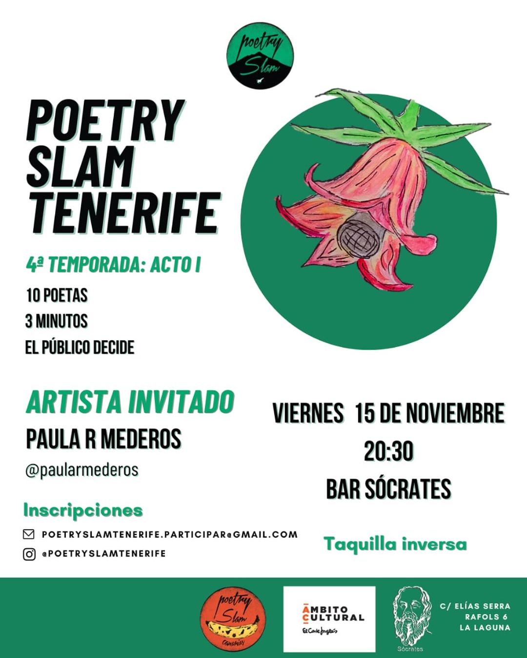 Poetry Slam Tenerife Noviembre