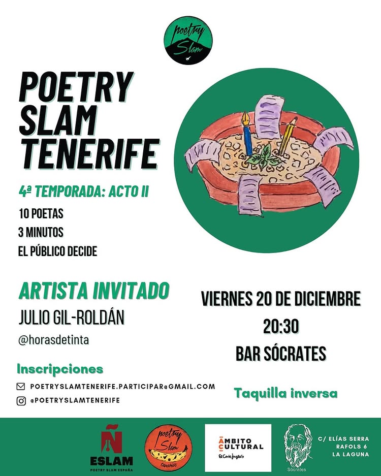 poetry slam tenerife diciembre
