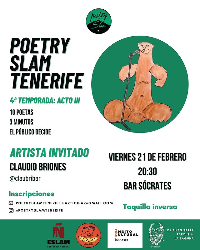 poetry slam tenerife febrero 2025