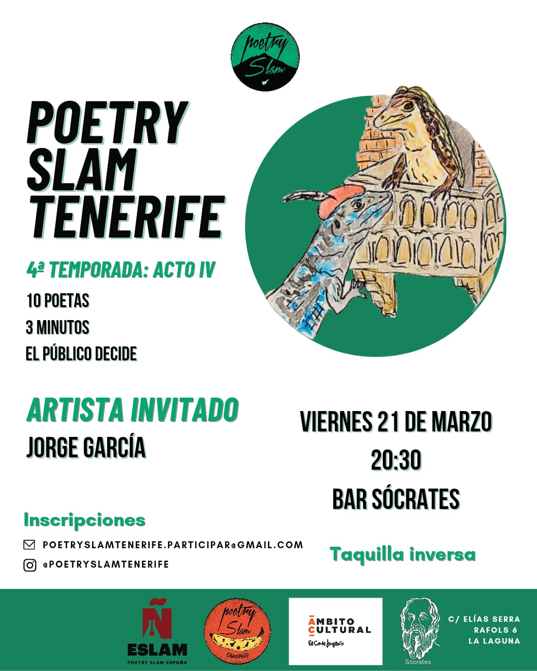 poetry slam tenerife marzo 21 de 2025